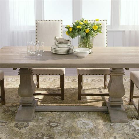 Aldridge Antique Grey Rectangular Dining Table Nb 063ag Grey Dining