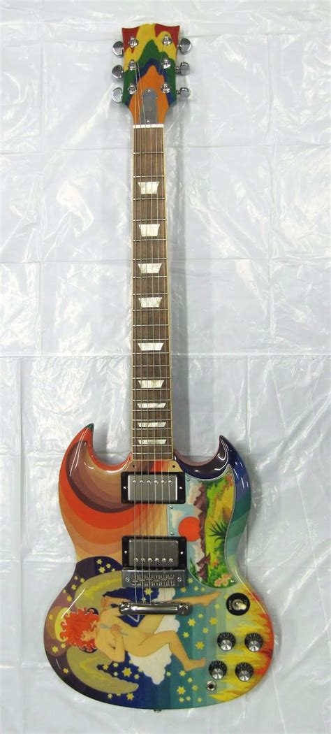 Eric Claptons Gibson Sg Guitar Cool Guitar Sg Guitar