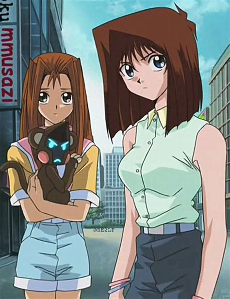 Shizuka And Anzu Female Anime Yugioh Anime Girl