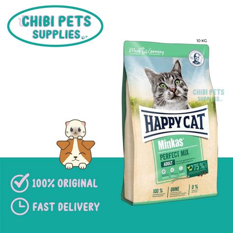 Jual Happy Cat Minkas Perfect Mix Poultry Fish And Lamb Dry Food