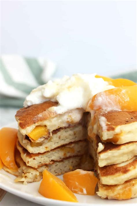Peach Pancakes Slow The Cook Down