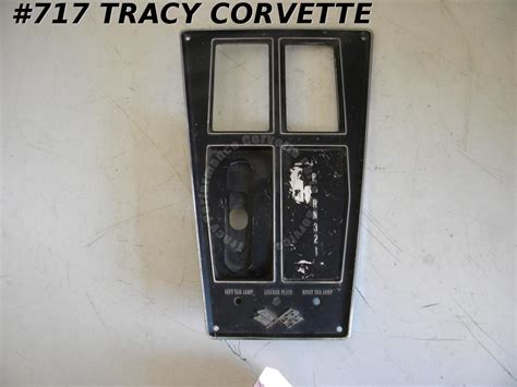 1968 Corvette Used Original Ac Auto Shift Console Plate 68 Wair