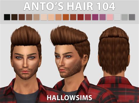 Sims 4 Hairs ~ Hallow Sims Male Hair Pack