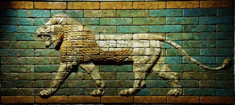 Babylonian Wall Tiles Of Lion Photograph By Steve Estvanik Fine Art
