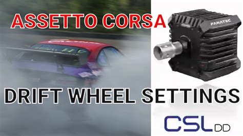 Fanatec CSL DD Drift Wheel Setup For Assetto Corsa YouTube