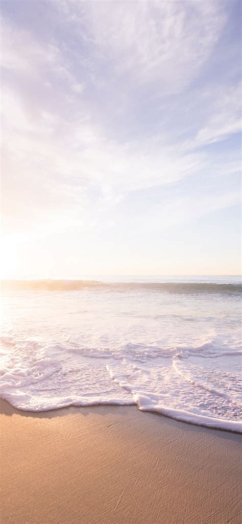 Soft Sea Waves Beach Seashore Sunrise 4821aa2c Beach