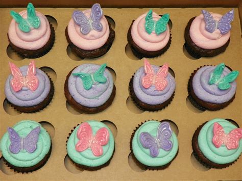 Plumeria Cake Studio Butterfly Birthday Cupcakes
