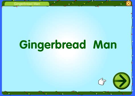English4you Gingerbreadman Game