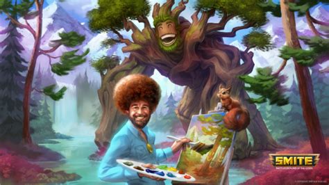 He turned out to be big in pop culture and several characters on tv were inspired by him. Famous Painter Bob Ross Comes To Smite As Character Skin ...