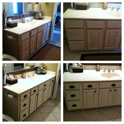 First, remove the furniture from the wall if it can be done and take them to a place to work out. Repaint Bath/Kitchen Cabinets :) | Kitchen cabinets ...