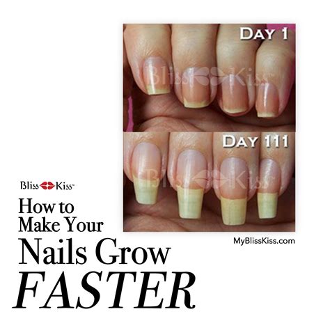 How To Make Your Nails Grow Faster Bliss Kiss By Finely Finished Llc