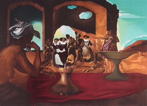Salvador Dali Signed Slave Market With The Disappearing Bust Of