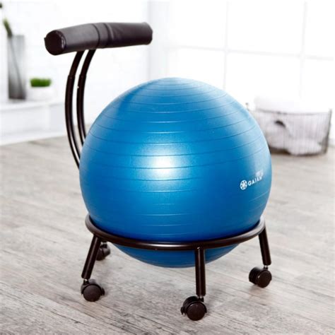 When did the swiss ball come to the office? Amazon.com : Gaiam Custom Fit Adjustable Balance Ball ...