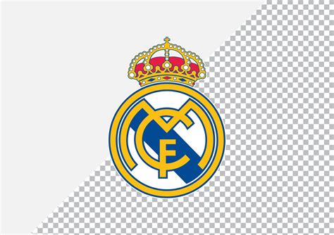 Real Madrid Cf Logo Ai Cdr Eps Pdf Png  Svg Etsy