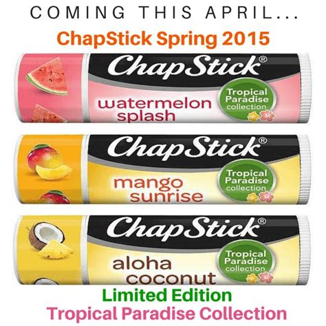 Coming This April Chapstick Spring Limited Edition Tropical