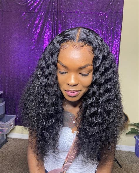 Middle Part Deep Wave Sew In