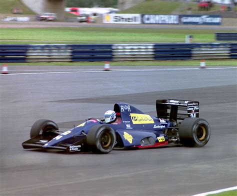 Nicola Larini Team Modena Lambo 291 During Practice For The 1991