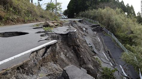 Japan Quakes Drone Shows Widespread Landslides Cnn