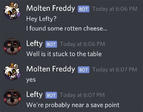 A Crossover That Nobody Asked For Except For Me Fnaf Discord Memes