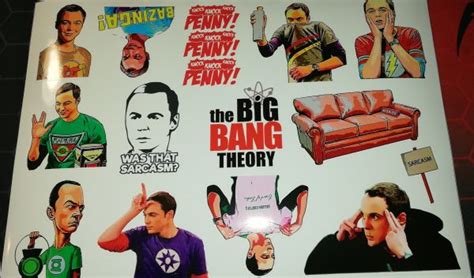 The Big Bang Theory Sheldon Stickers Pack Stickersmag
