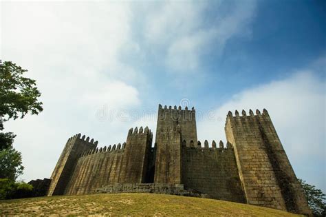 Castelo De Guimaraes Castle Of Guimaraes In The Northern Portugal