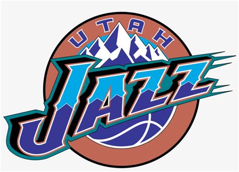 Download Utah Jazz Retro Logo Transparent Png Download Seekpng