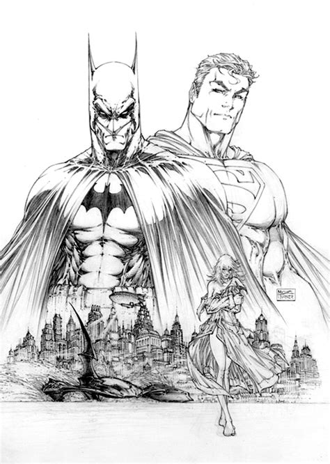 Supermanbatman 8 Inks Comic Art Community Gallery Of Comic Art