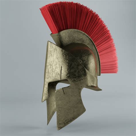 3d Max Spartan Helmet Sparta