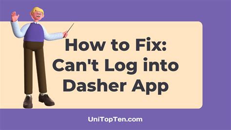 7 Ways To Fix Cant Log Into Dasher App Unitopten