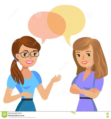 Check spelling or type a new query. Two Young Women Talking. Meeting Colleagues Or Friends ...