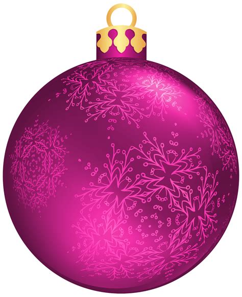 Purple Christmas Ornaments Png Transparent Image Download Free Psd