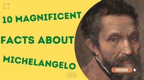 10 Interesting Things About Michelangelo Youtube