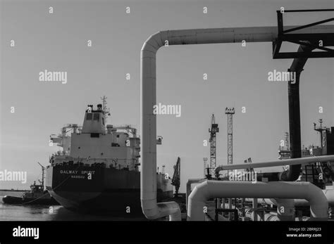 Pipeline And Pipe Rack Of Petroleum Industrial Plant Offshore Industry