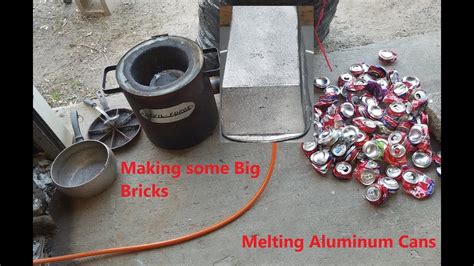 Melting Aluminum Cans To Make Some Clean Aluminum Ingots Aluminum