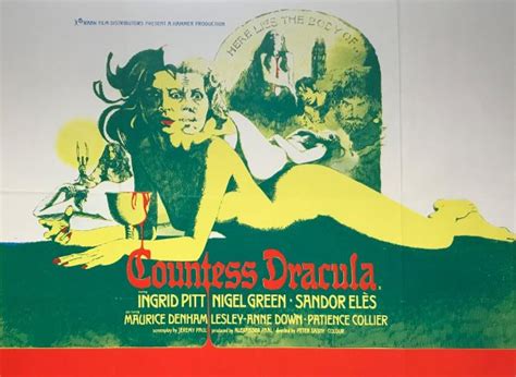 Countess Dracula Uk Quad Movie Poster Bhp Collectibles