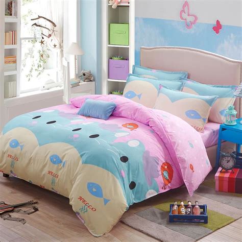 Go and enjoy ones shopping with tbdress.this page is one full collection of cute bed sets,which have been vividly classified for your convenience.surprise with our best cute bed sets,which have been designed with. Top Sale Cartoon Kids Pink Duvet Cover Bedding Set Cute ...