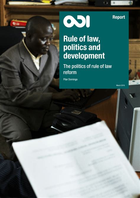 Maybe you would like to learn more about one of these? (PDF) Rule of law, politics and development