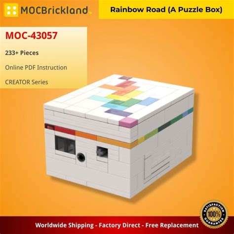 Rainbow Road A Puzzle Box Creator Moc 43057 With 233 Pieces Moc