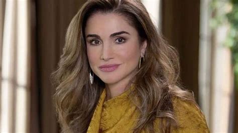 Queen Rania Of Jordan Stuns In Dazzling Satin Two Piece For Birthday Portrait Hello