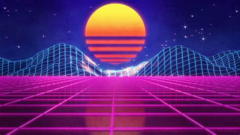 Stars And Electronic Neon Synthpop 4k Hd Vaporwave Wallpapers Hd