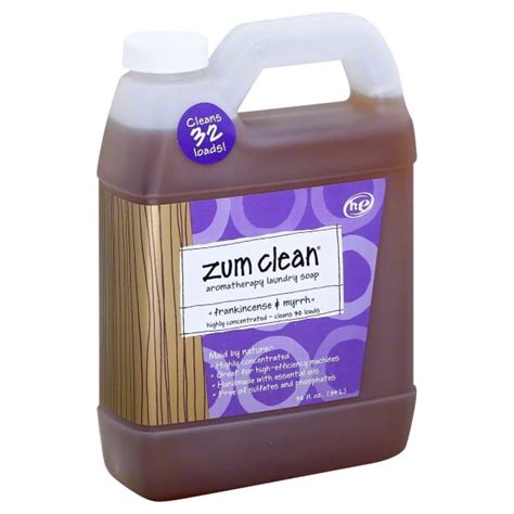 Zum Clean Laundry Soap Frankincense And Myrrh Case Of 8 32 Oz
