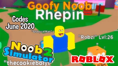 Roblox Noob Simulator 2 Codes June 2020 Youtube