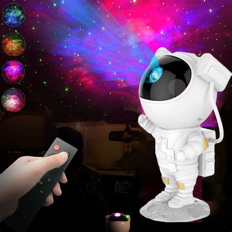 Astronaut Star Projector Astronaut Sunset Night Lights Spaceman