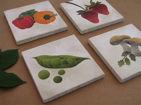 Fruits And Vegetable Kitchen Art Decorative Ceramic Tile