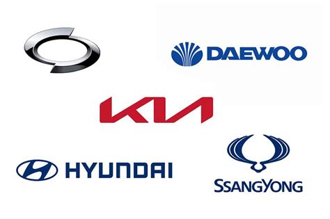 Korean Car Brands Logos List Of All Korean Car Brands Korean Car Hot