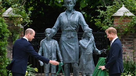 Unveiling Of Diana Statue Reunites William And Harry Briefly The New