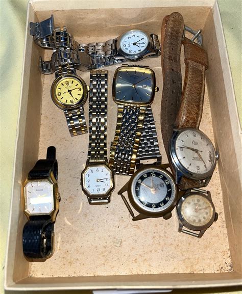 Eight Vintage Ladies And Gents Wristwatches