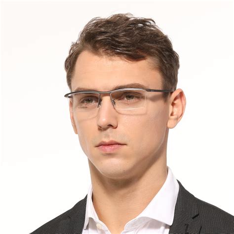 Pure Titanium Men Eyewear Optical Prescription Glasses Frame M Business Lightweight Rectangle