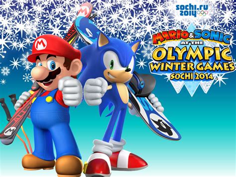 Mario And Sonic At The Olympic Winter Games Sochi By Sonamy115 On