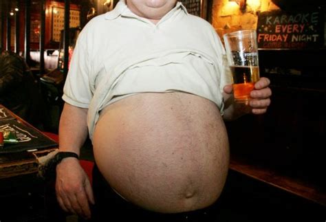 Men With Beer Bellies And Women With Muffin Tops Have Smaller Brains